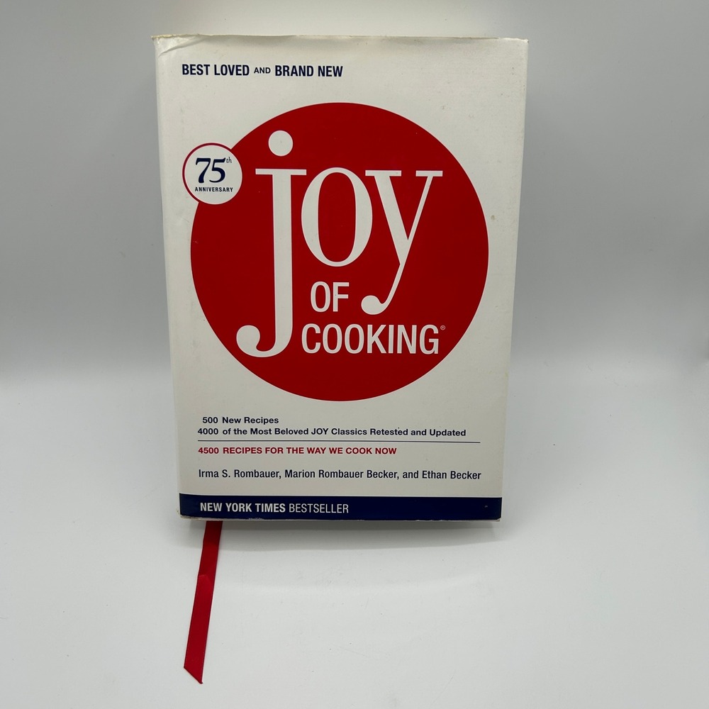 Joy of Cooking 75th Anniversary Edition Hardcover Cookbook 2006 Illustrated